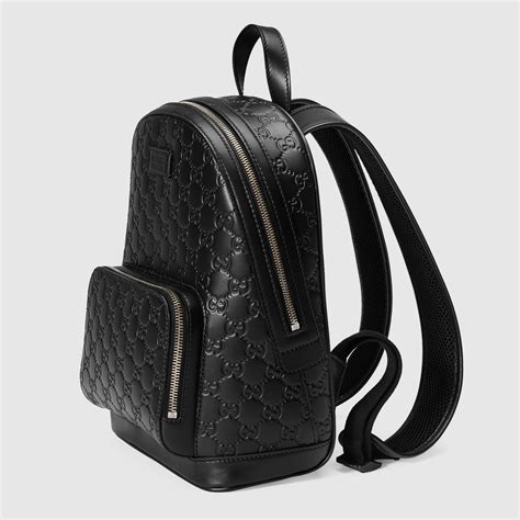 gucci white leather backpack|black gucci backpack for women.